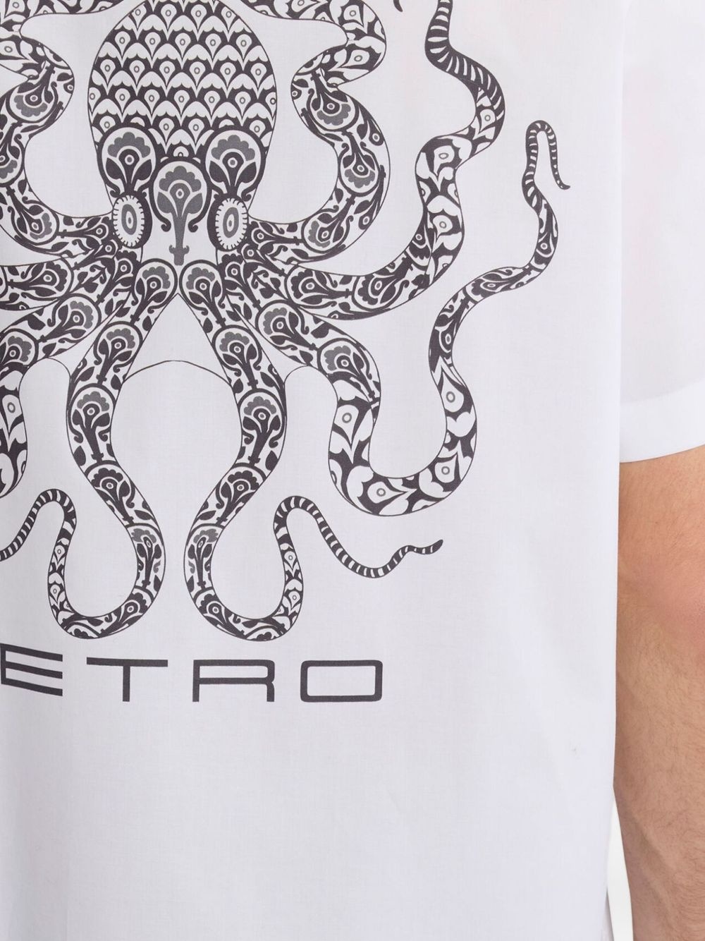 Octopus-print cotton shirt - 5