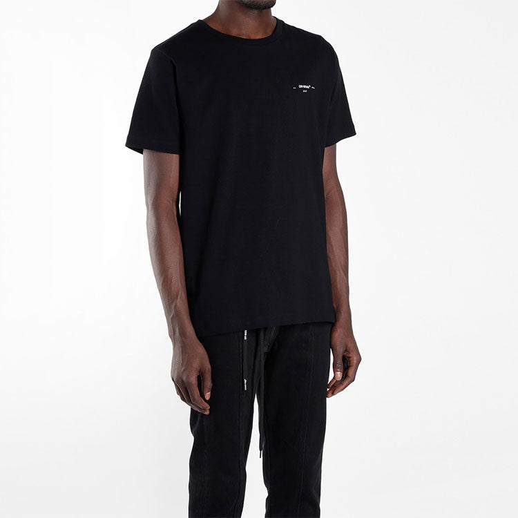 Off-White 3D Arrow Short Sleeve Ordinary Version Black OMAA027E181850241001 - 4