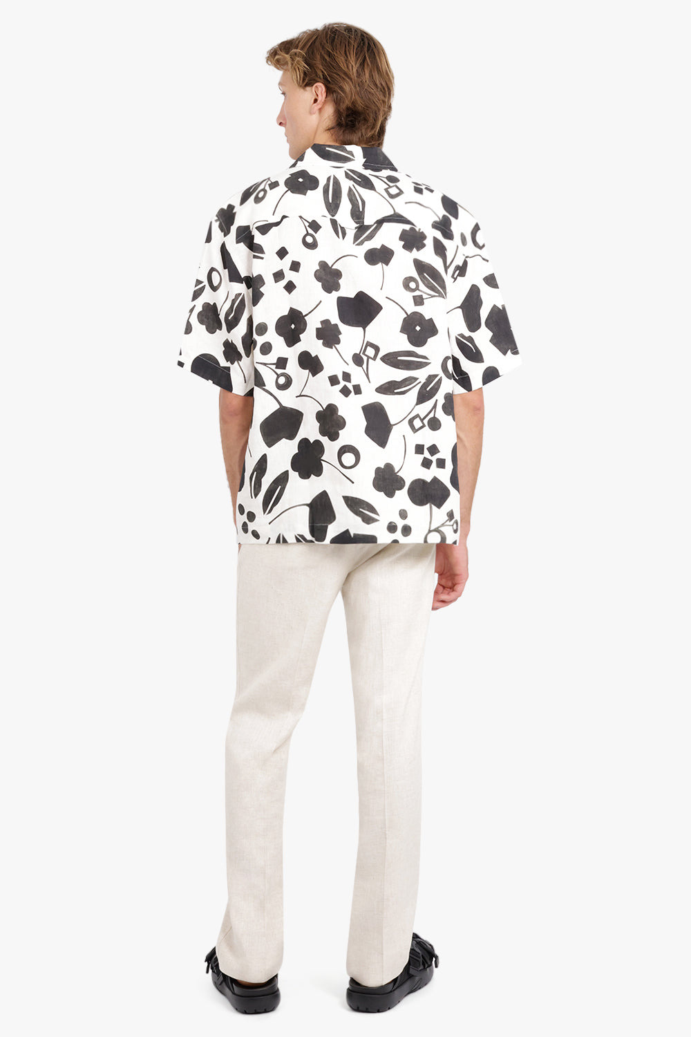 LA CHEMISE JEAN | CUBIC FLOW BLACK/WHITE - 4