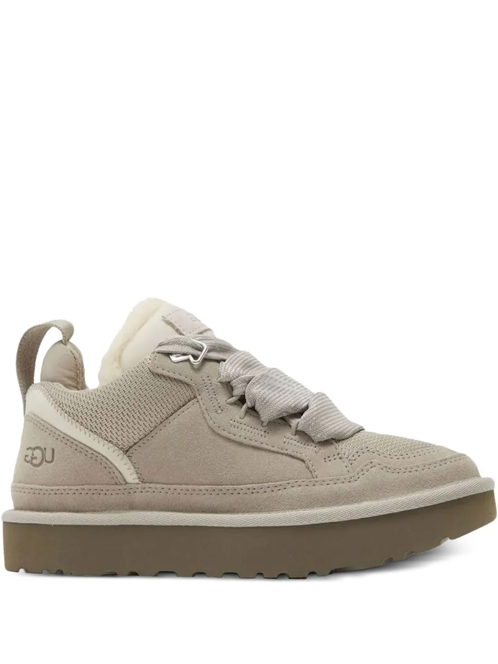 Lowmel ribbon lace-up slippers - 1