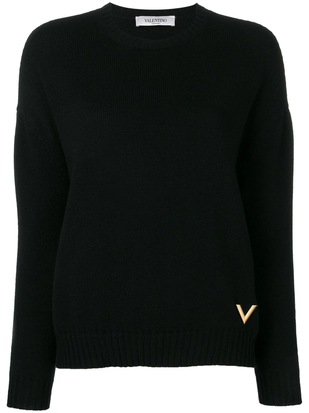 cashmere crew neck jumper - 1