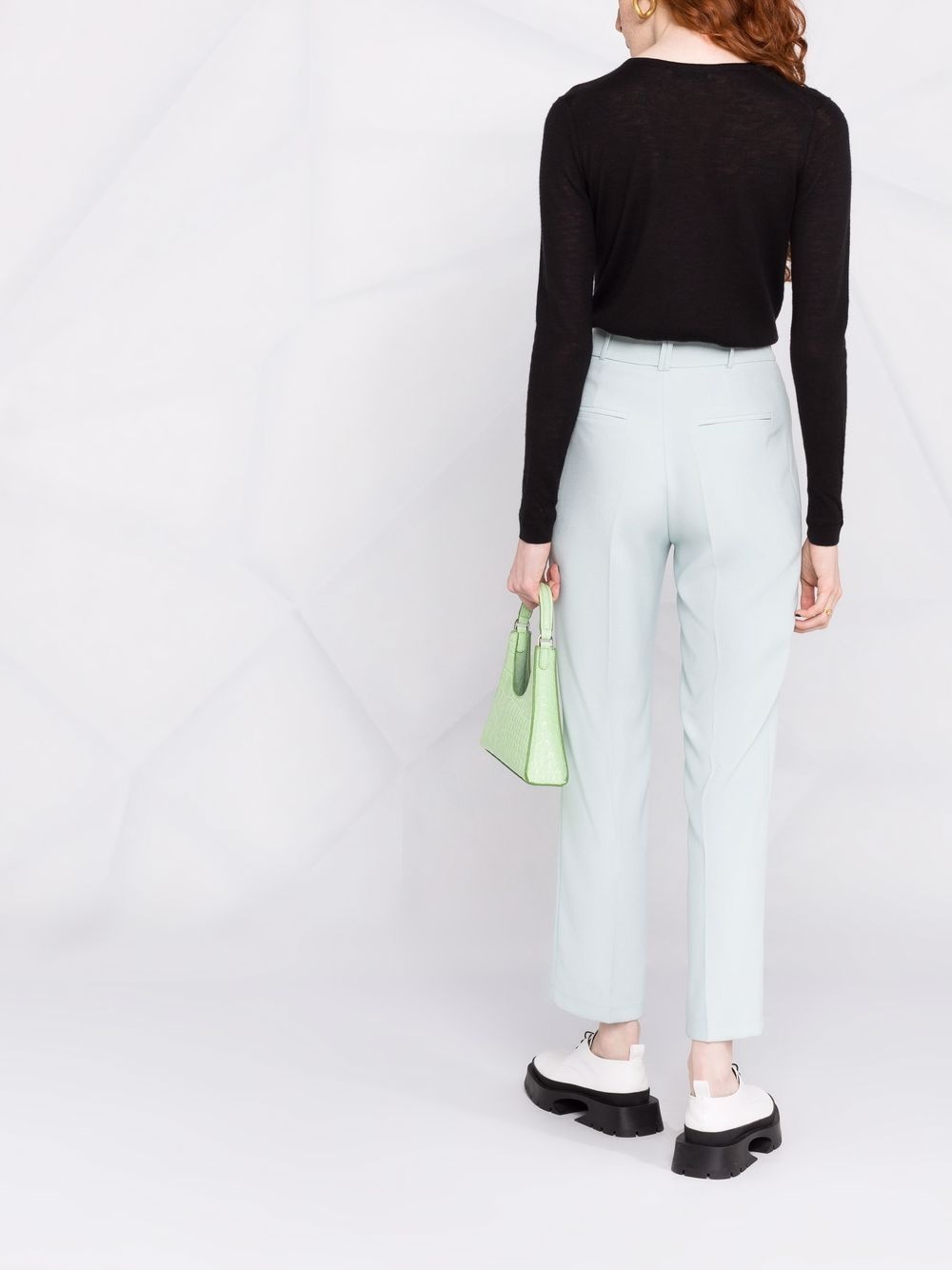 longsleeved fine-knit jumper - 6