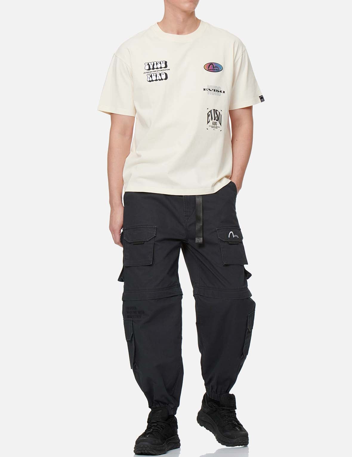 Pigment Washed Cargo Pants - 6