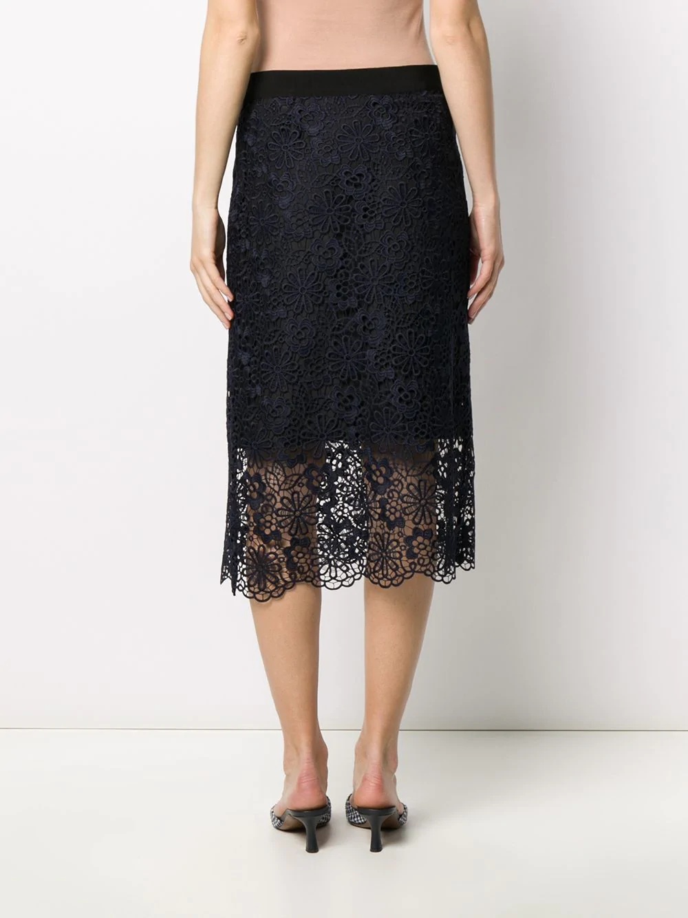 layered lace skirt - 4