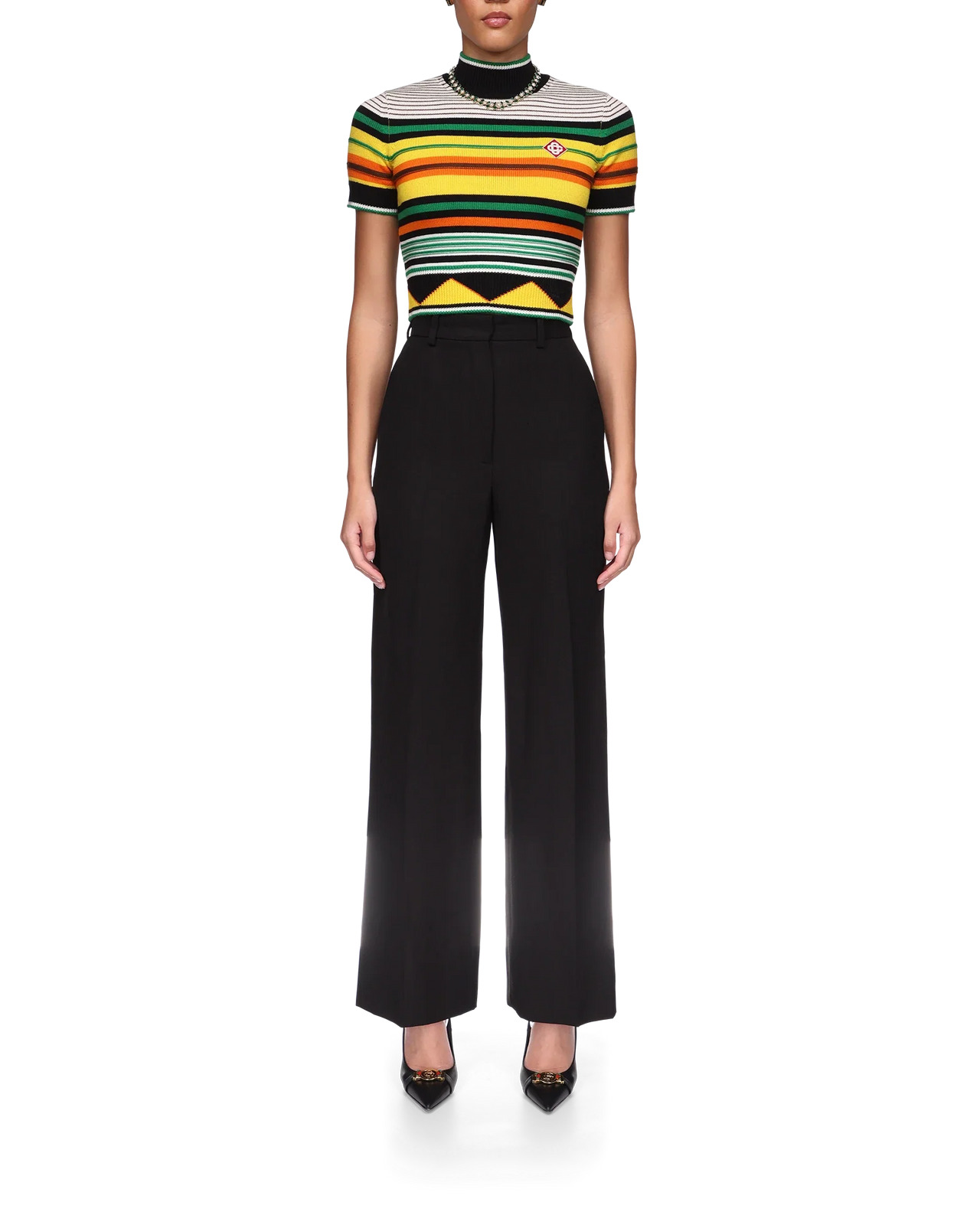 Knitted Striped Shirt - 2
