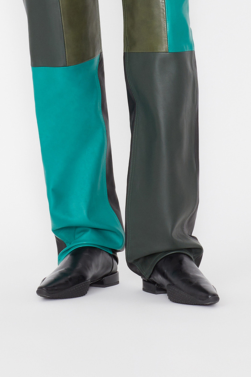 Marine Serre Flat Babouche With Rubber Outsole outlook