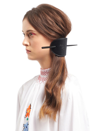 Prada Leather hair clip outlook