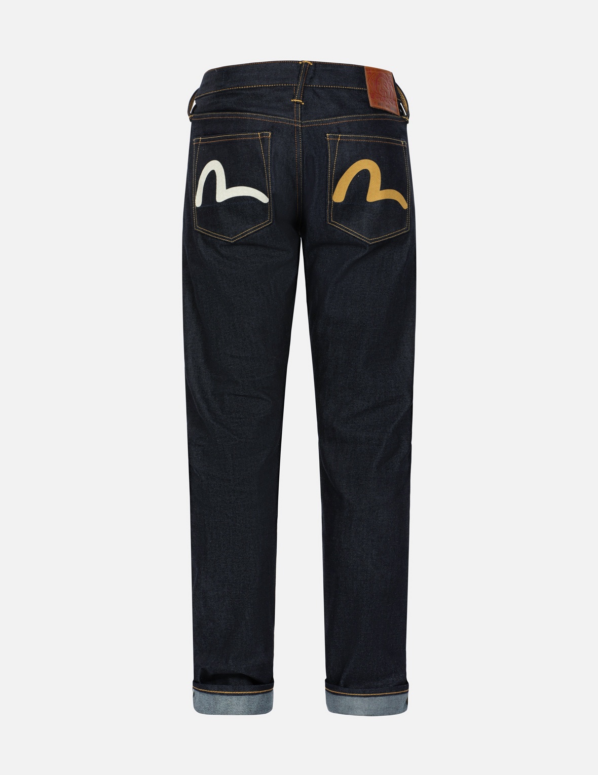 SEAGULL PRINT POCKETS CARROT FIT JEANS #2017 - 2