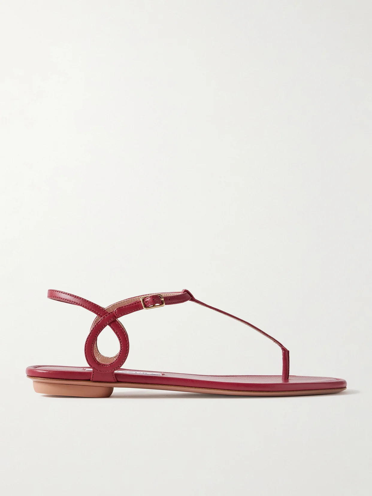 Almost Bare Leather Sandals - 1