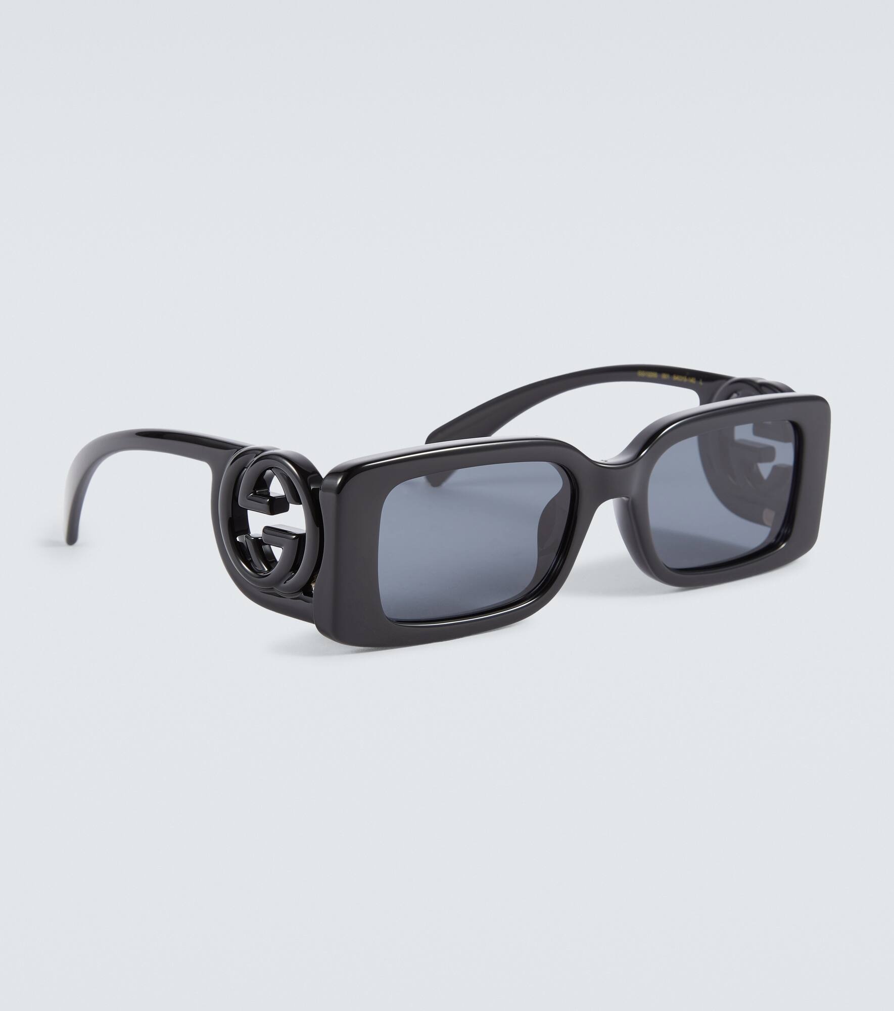 Logo rectangular sunglasses - 4