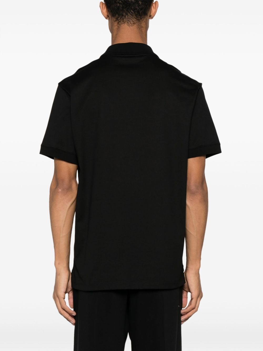 short-sleeve cotton polo shirt - 4