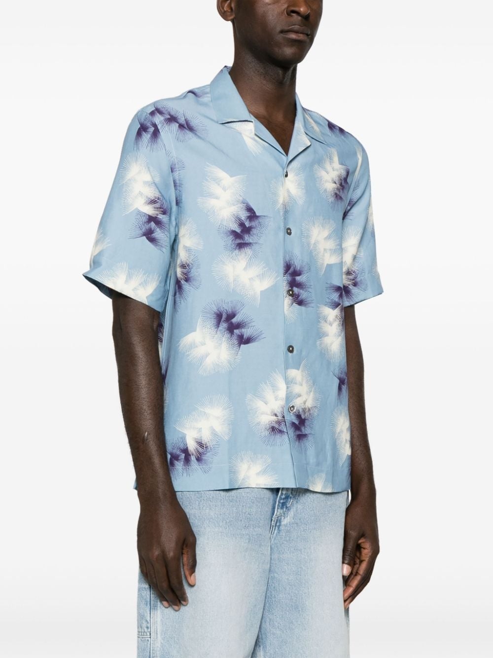 graphic-print short-sleeve shirt - 3