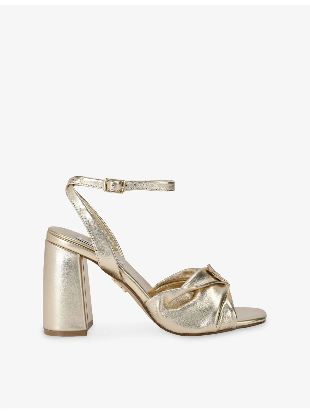 Montage Faux-Leather Heeled Sandals - 1
