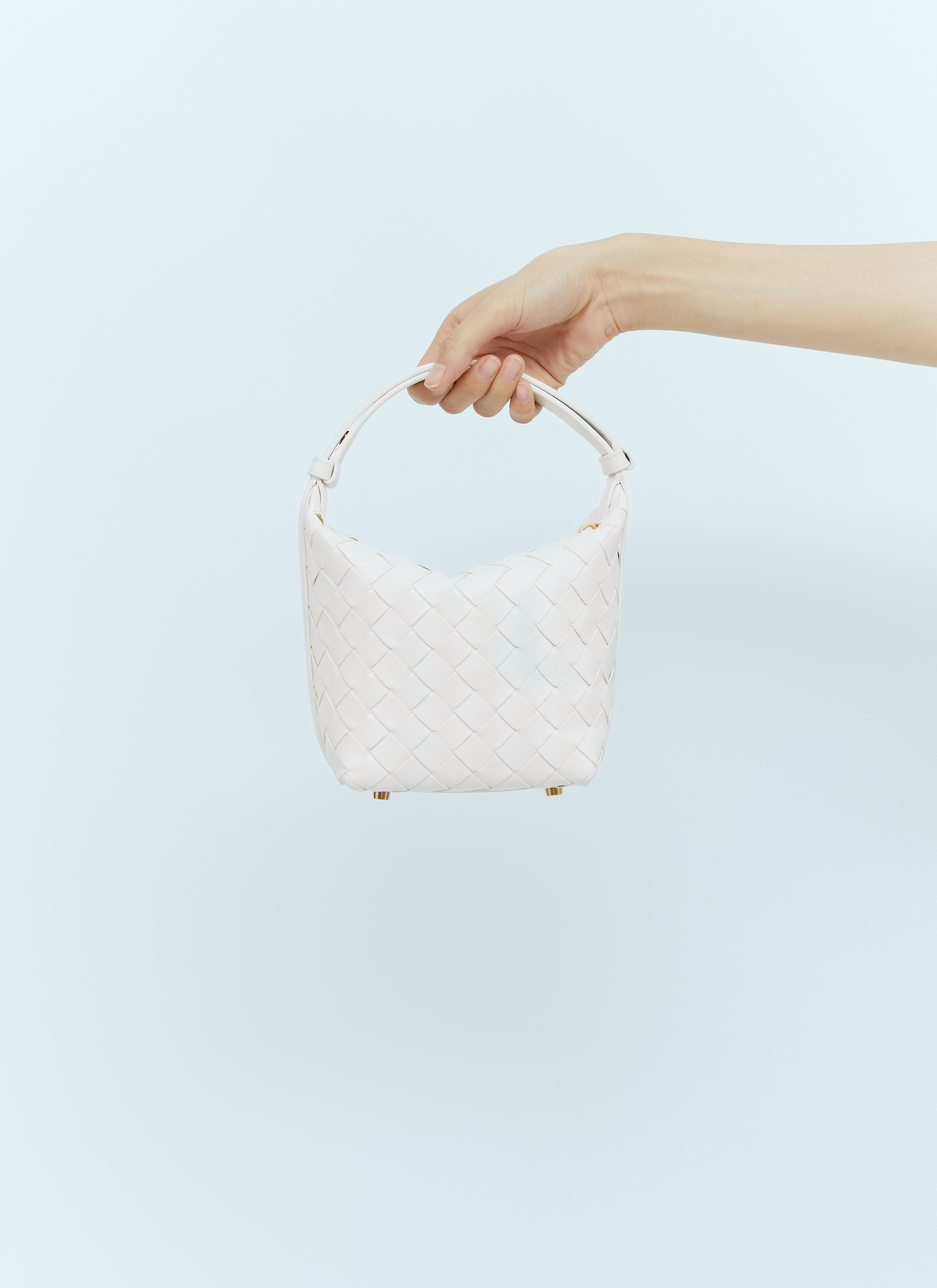 【関税込み】Bottega Veneta ホワイト Candy Wallace バッグ Bottega Veneta Candy Wallace Handbag | lncc | REVERSIBLE