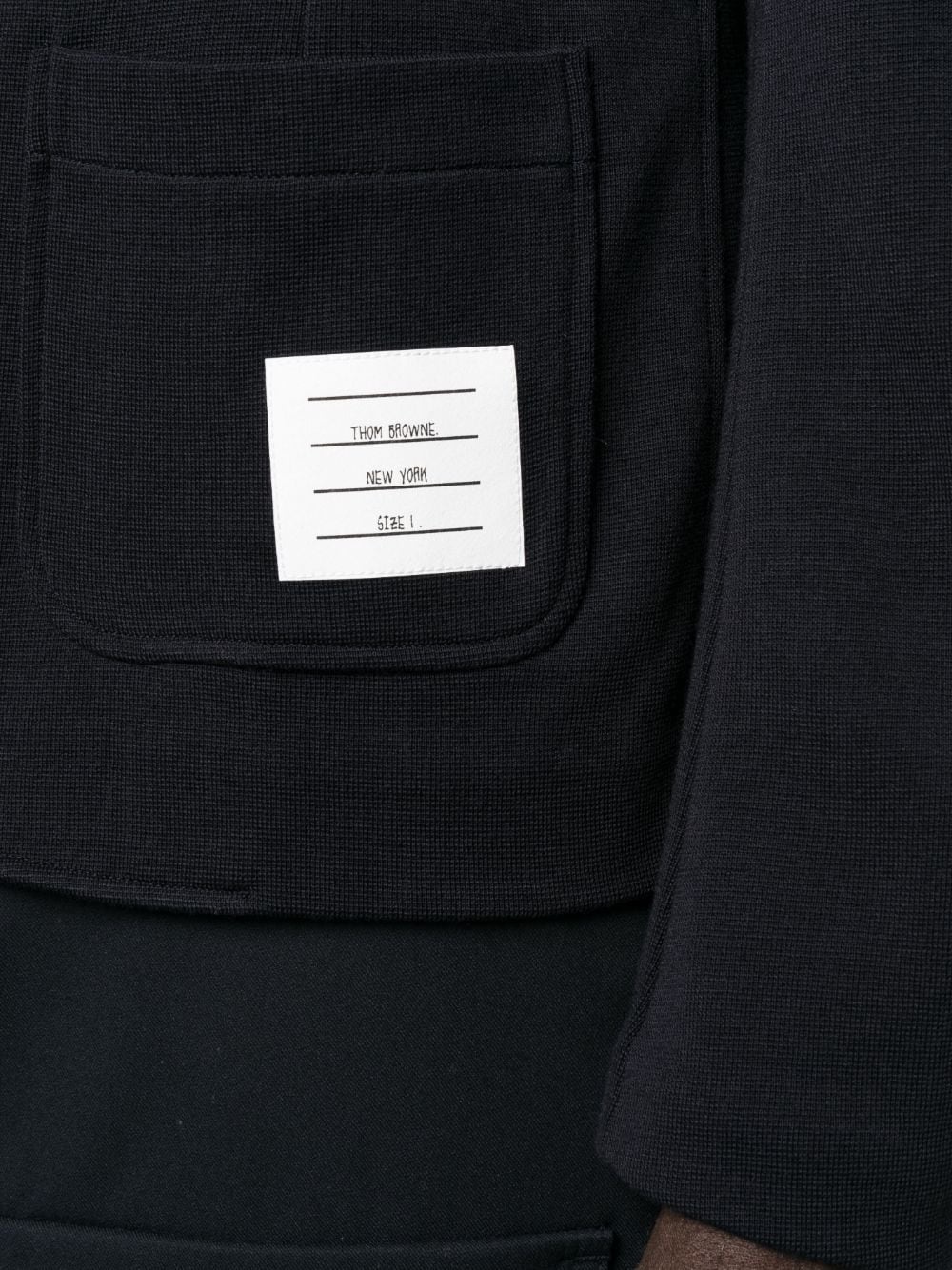 grosgrain-loop button-fastening cardigan - 5