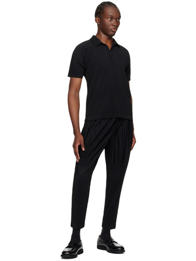 ISSEY MIYAKE Black Monthly Color April Trousers outlook
