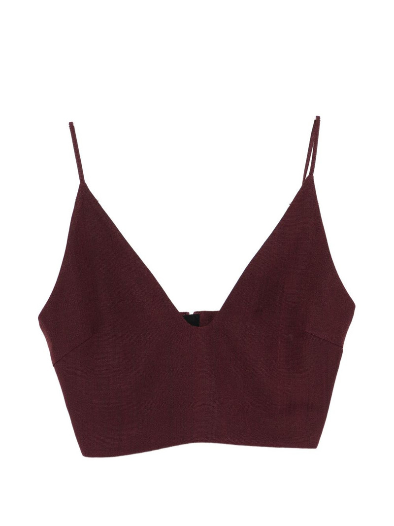 V-neck crop top 1