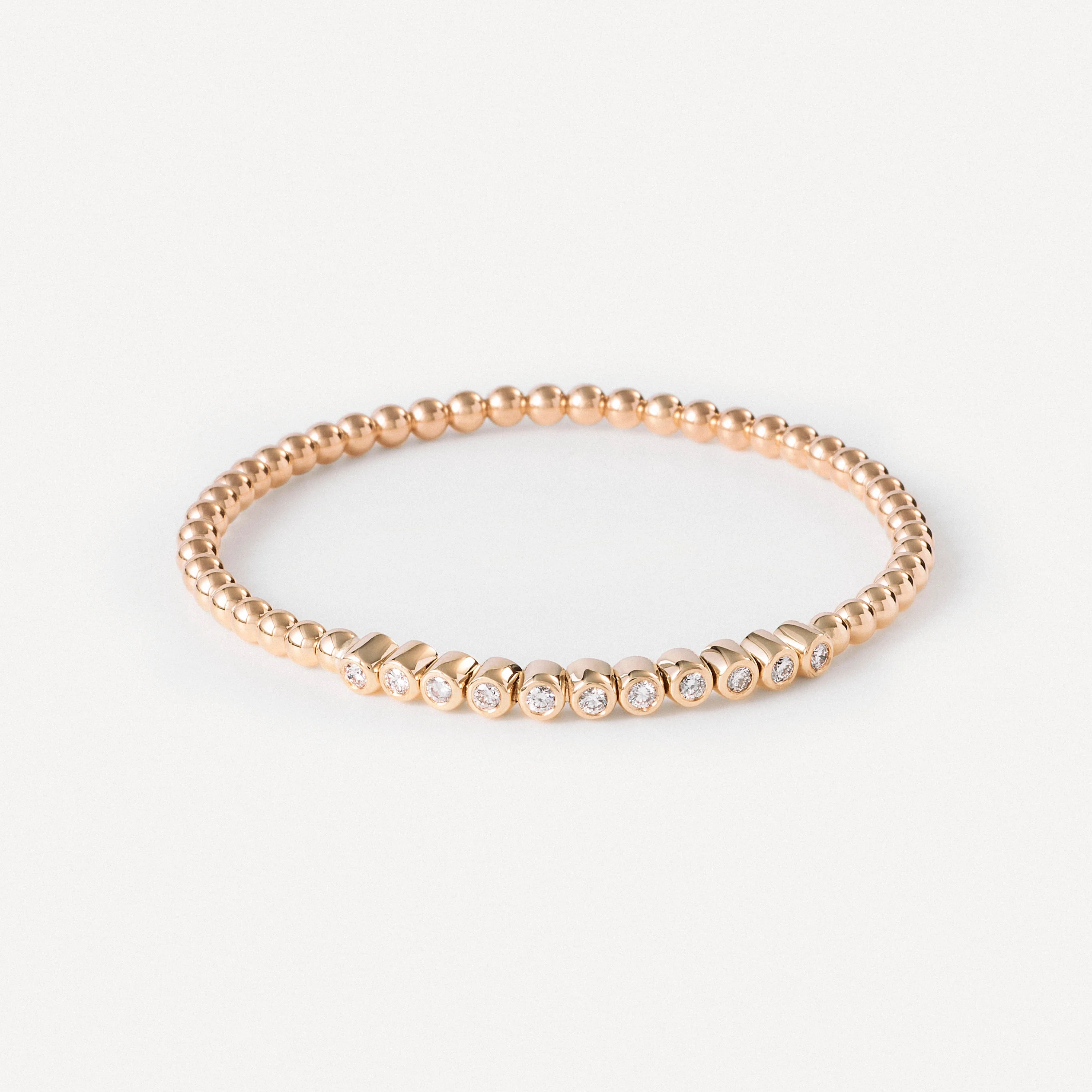 Gold Ball bracelet with diamonds TOUS ATELIER - 1