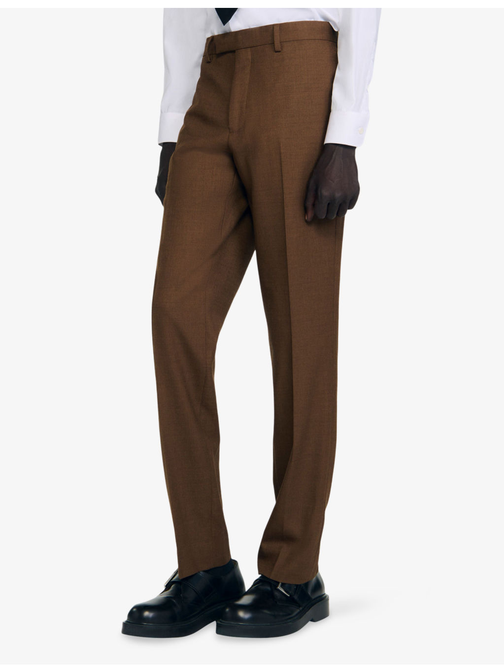 Pressed-Creased Classic-Fit Wool Suit Trousers - 3
