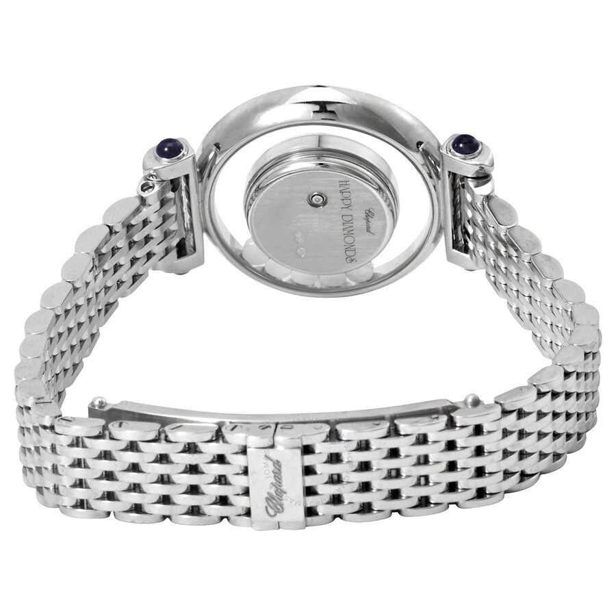 Chopard Happy Diamonds 18kt White Gold Quartz Silver Dial Ladies Watch 204780-1501 - 3