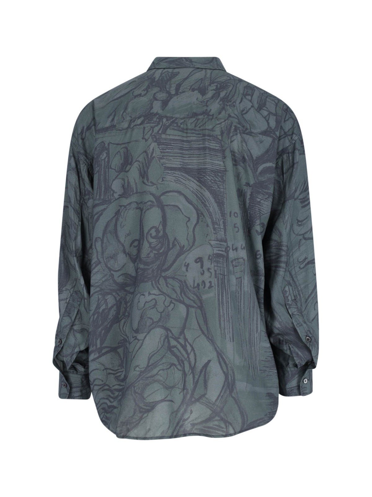 'ALDA'S TWISTED' VISCOSE SHIRT - 2