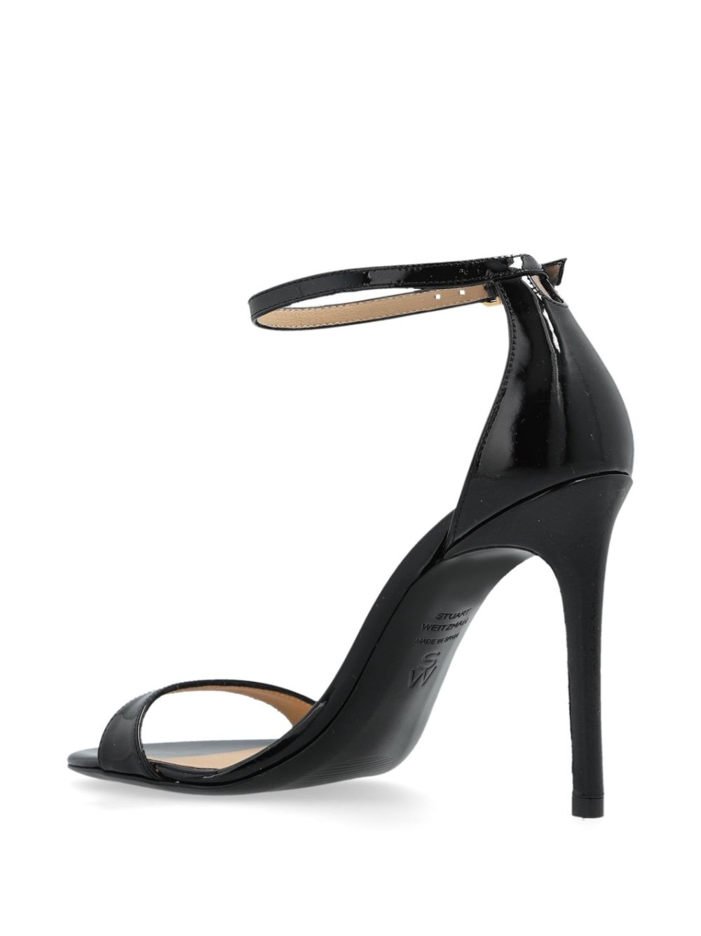100mm leather sandals - 3
