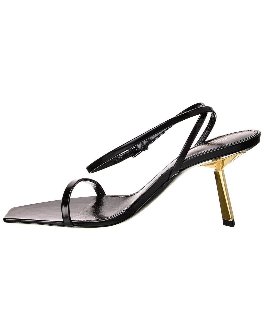 Saint Laurent Lidya 75 Leather Sandal - 2