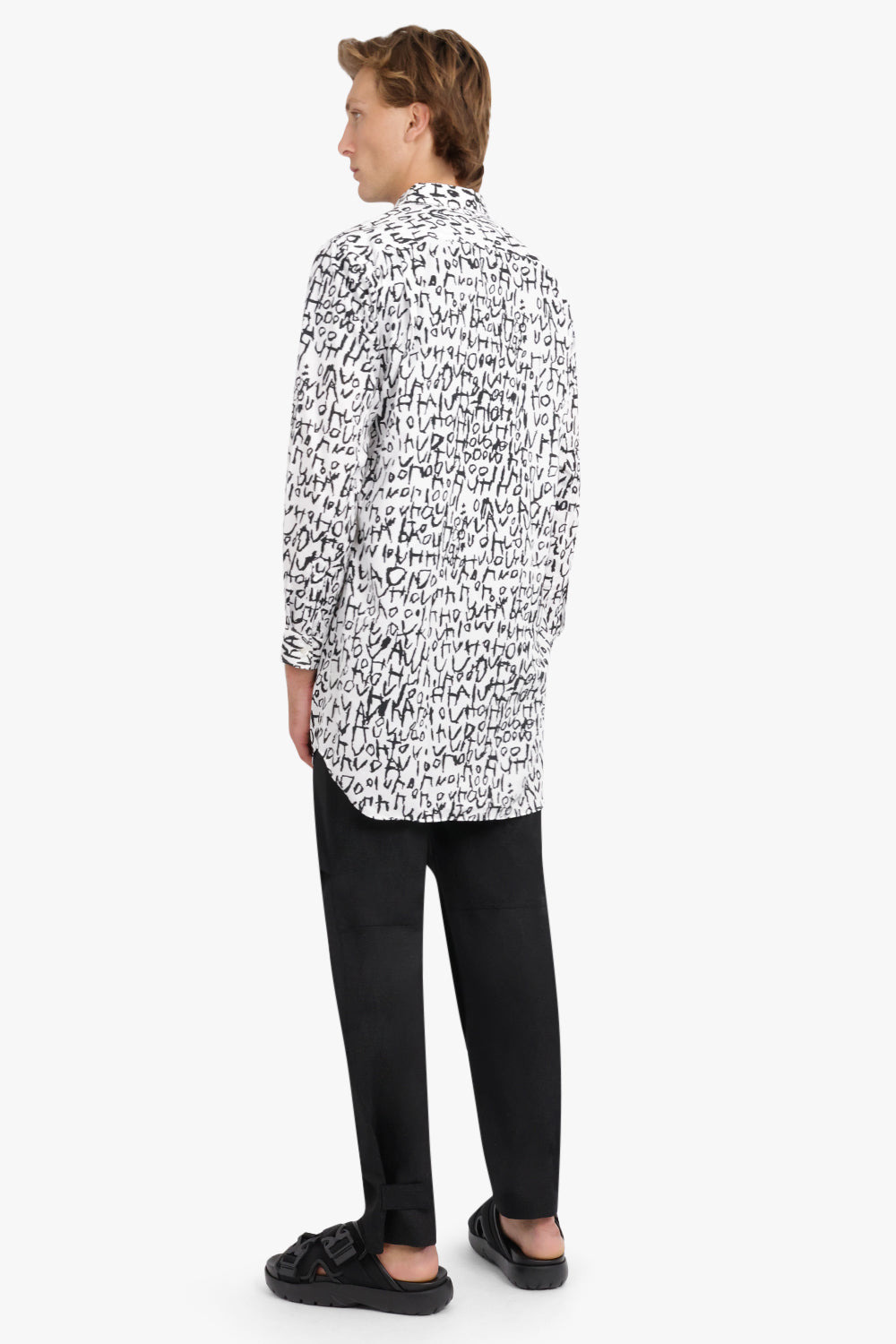 TECHNICAL SHINY WOOL PANTS | BLACK - 4