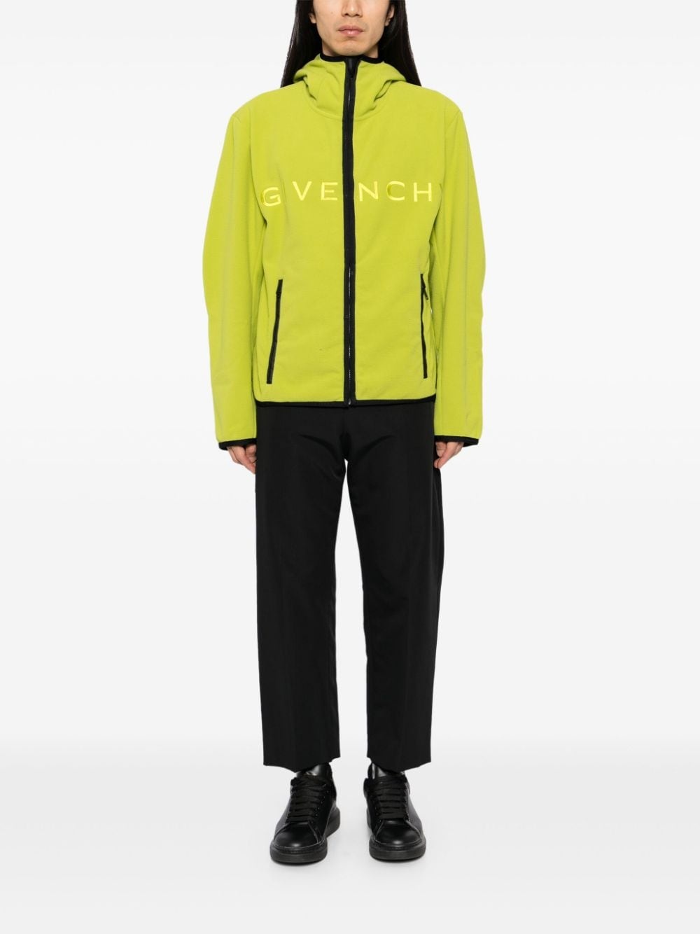 hooded fleece jacket - 2