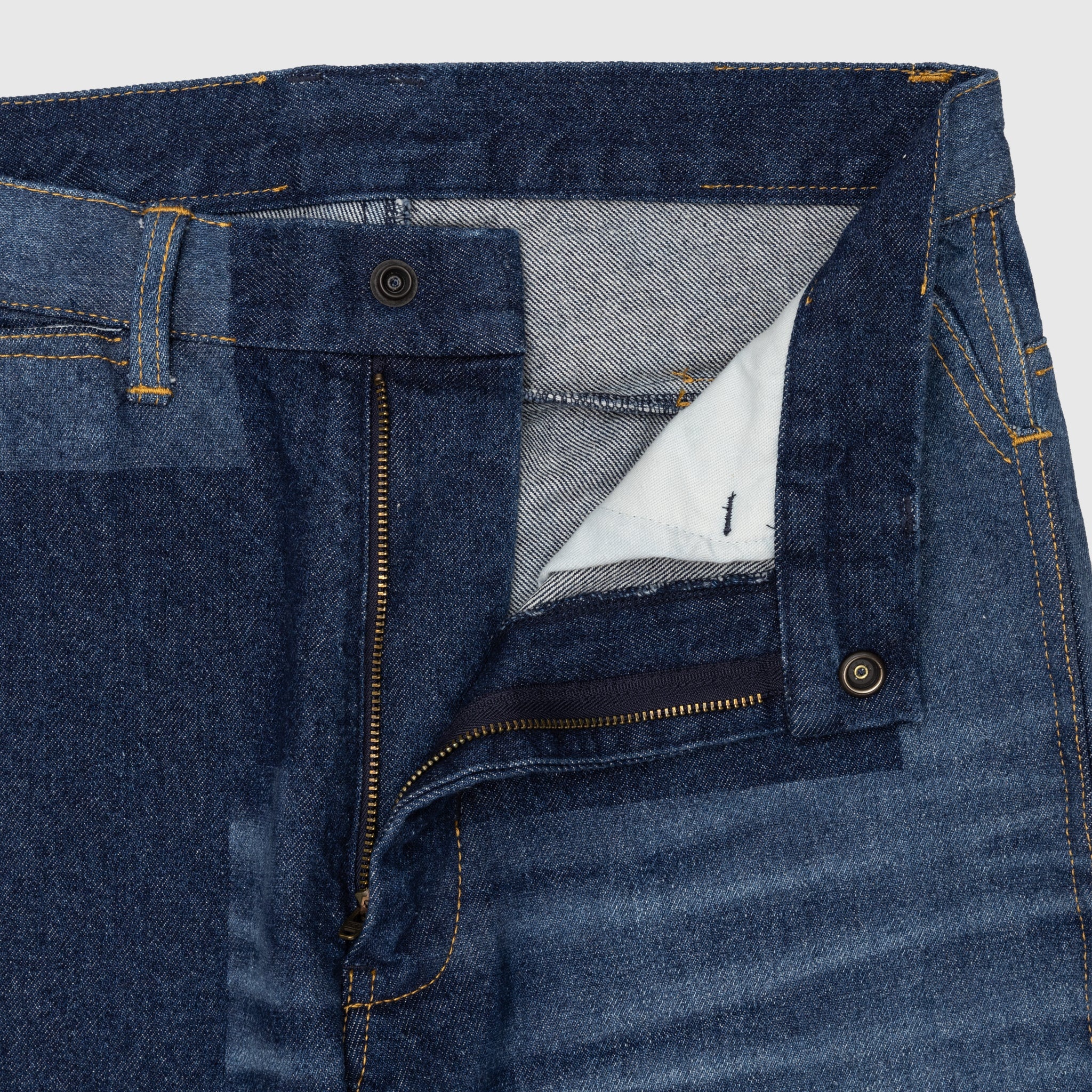 14OZ GLITCH STITCH STRAIGHT DENIM - 3