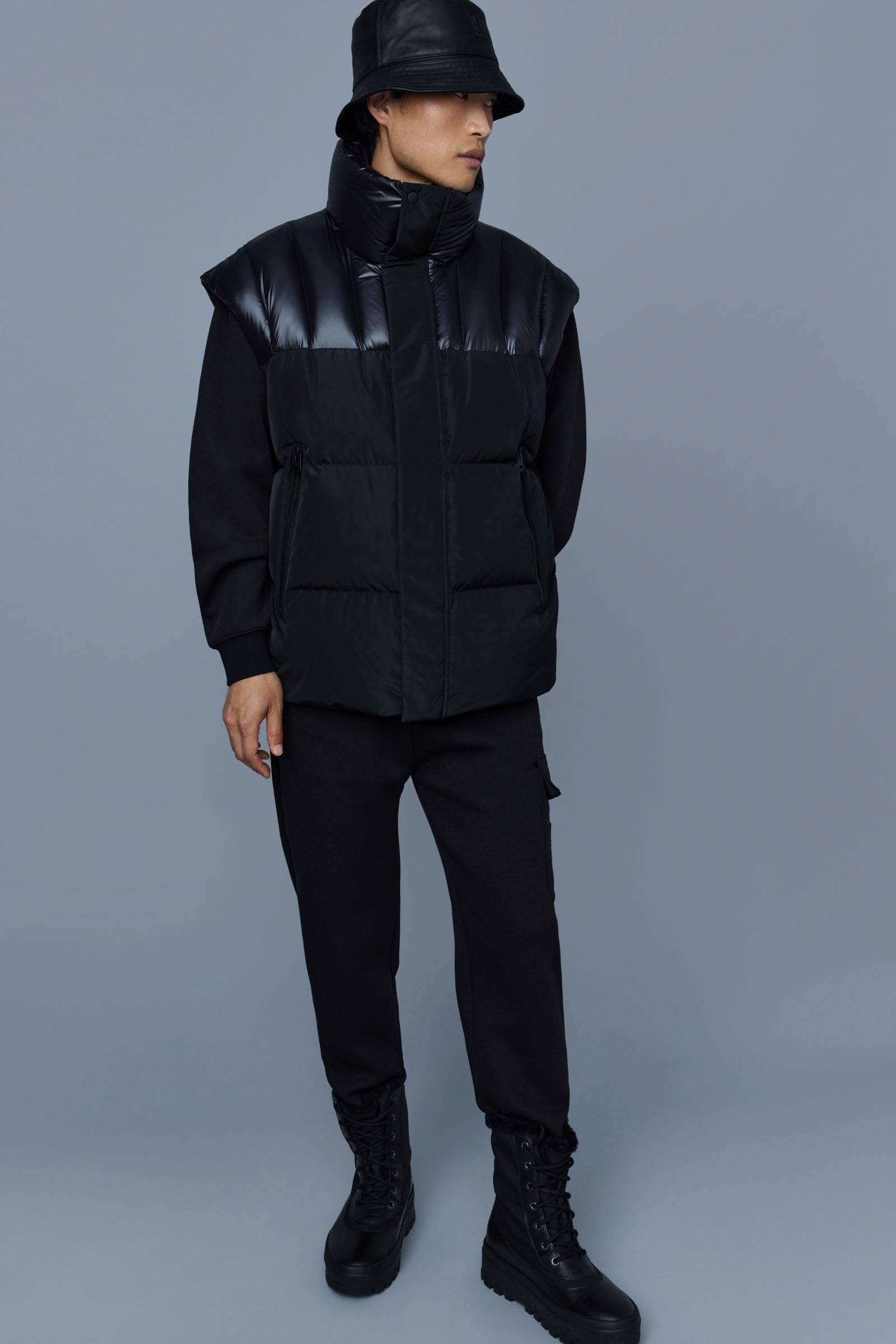 FREDERIC 2-in-1 matte duvet down jacket for men - 6