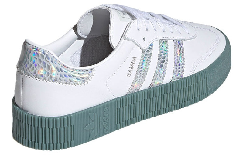 (WMNS) adidas originals Sambarose 'White Blue' FX6274 4