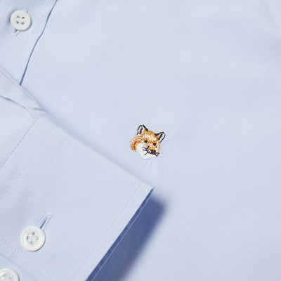 Maison Kitsuné Maison Kitsuné Fox Head Embroidery Classic Shirt outlook