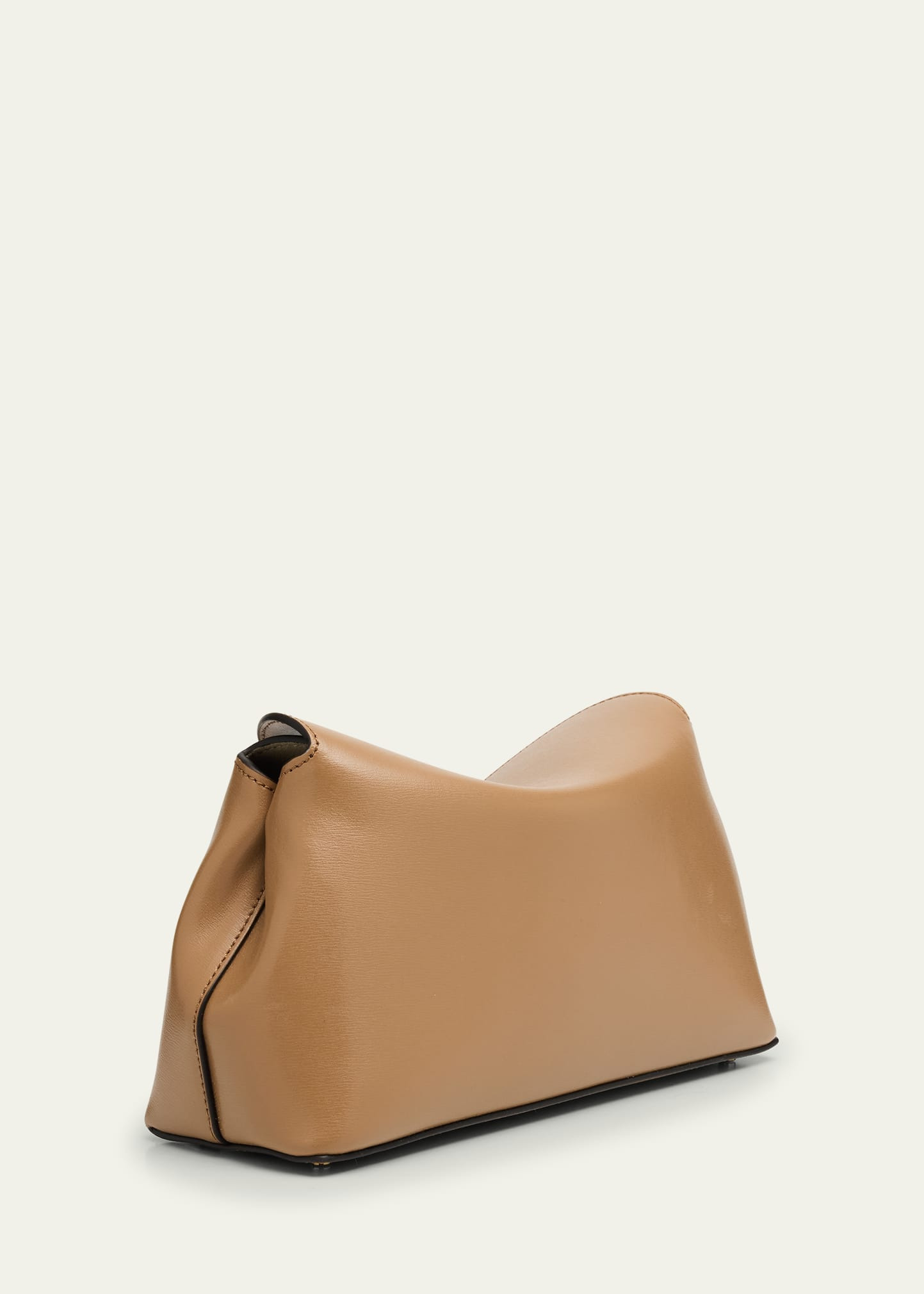 T-Lock Leather Clutch Bag - 3