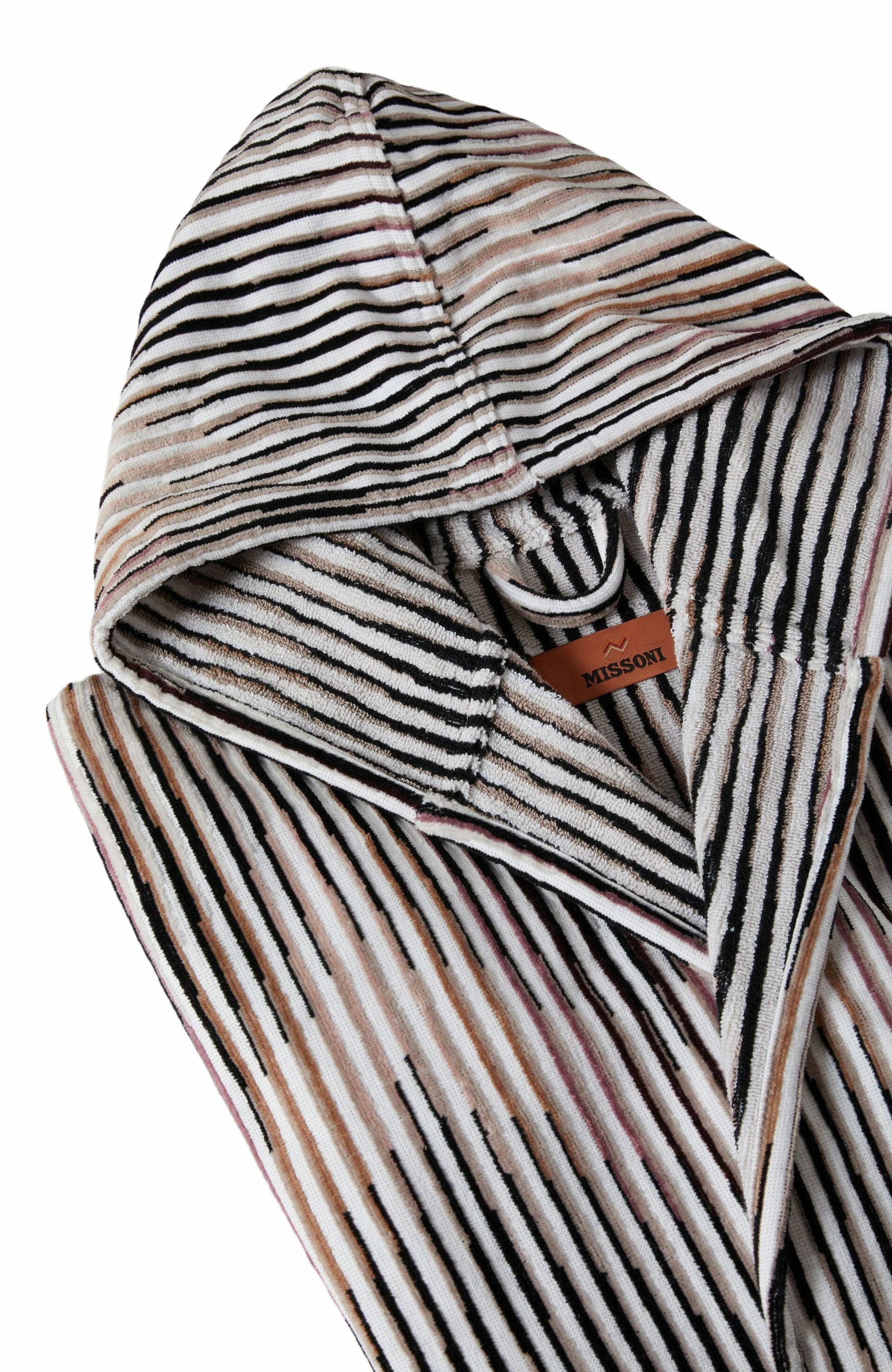 Missoni Home Arpeggio Bathrobe In Slub Cotton Terry in Brown at Nordstrom - 3