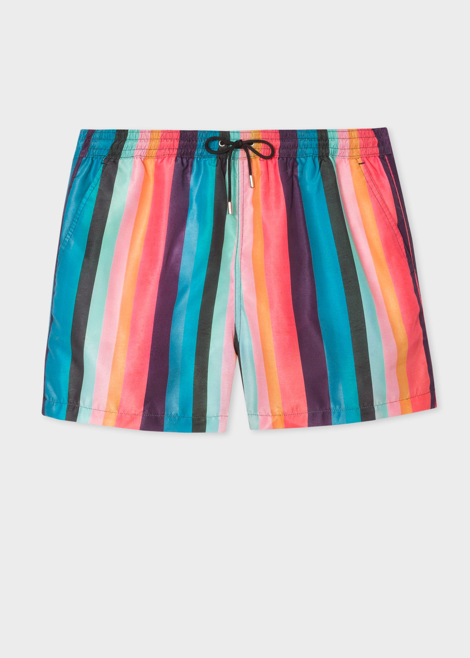 'Artist Stripe' Swim Shorts - 1