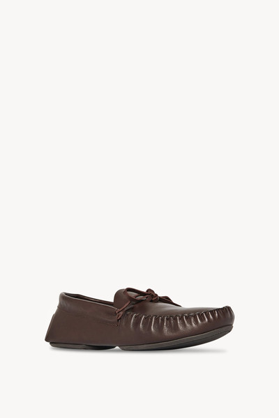 The Row Lucca Moccasin in Leather outlook