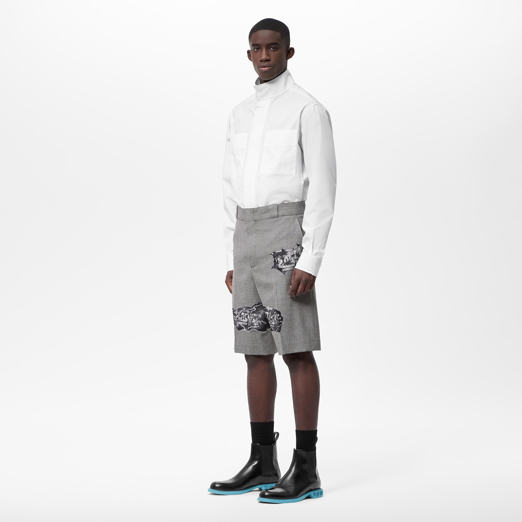 LV Graffiti Tailored Shorts - 2