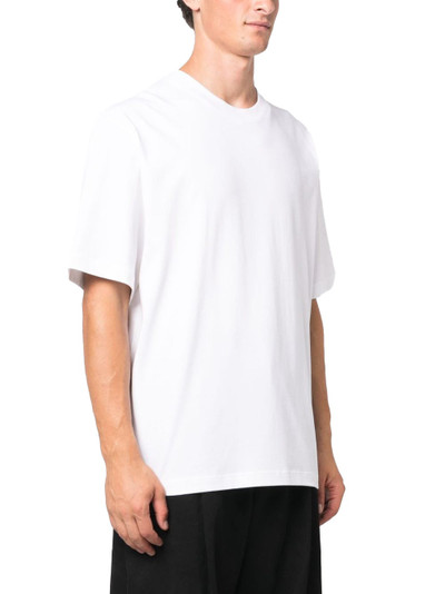 Studio Nicholson White Branded Boxy T-shirt outlook