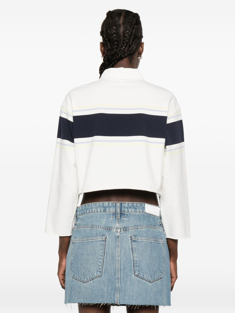 RE/DONE stripe-detail polo top outlook