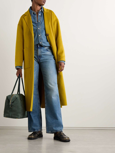 ULLA JOHNSON Harlow belted wool coat outlook