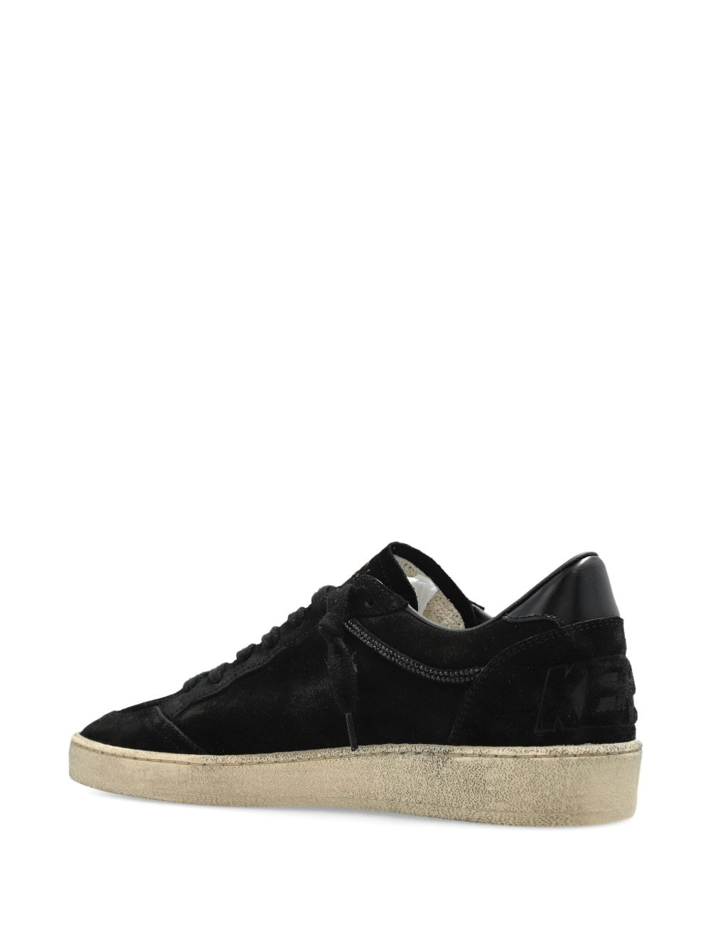 suede logo-detail sneakers - 4