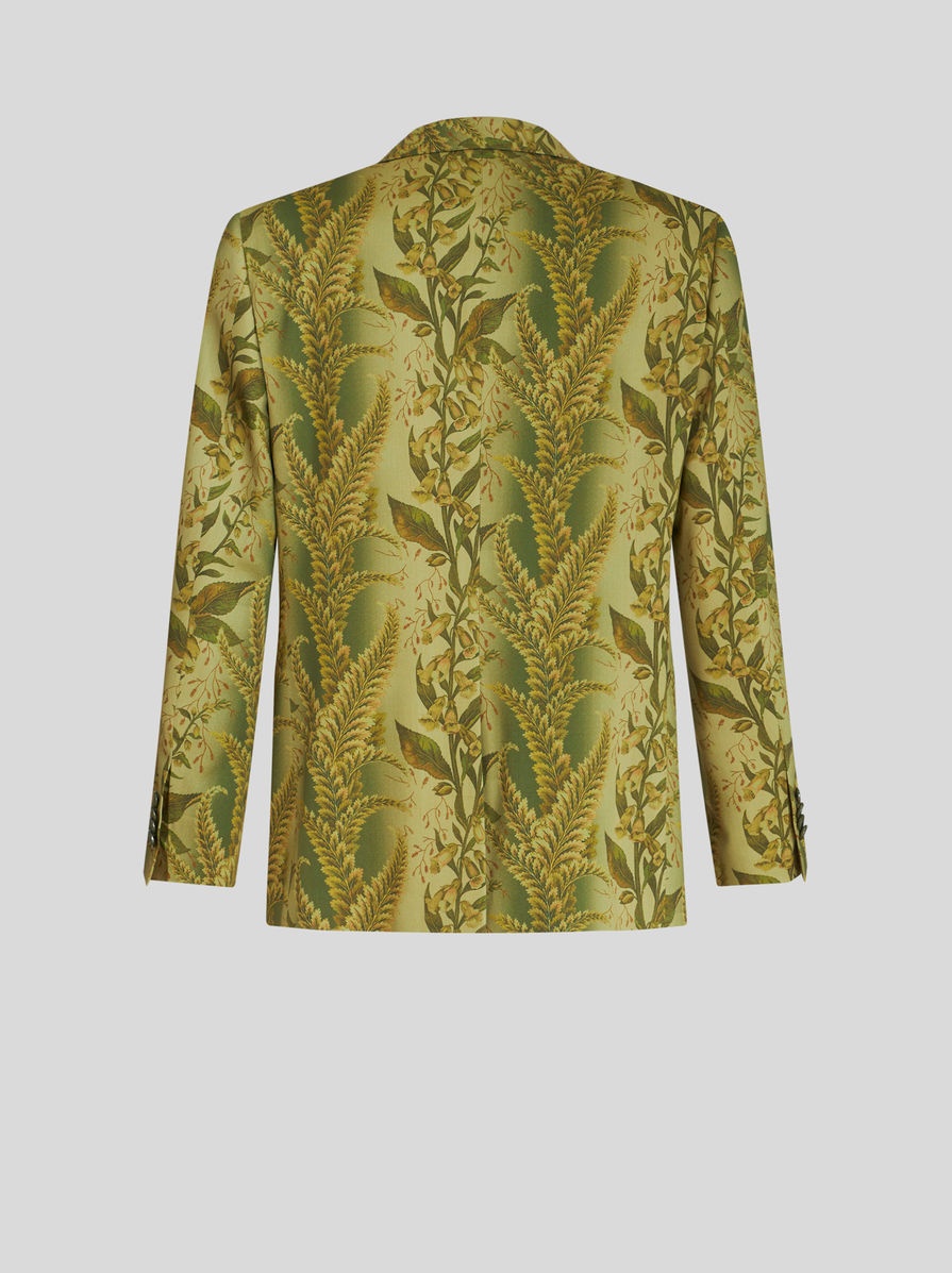 BLAZER SHIRT WITH FOLIAGE PRINT - 6