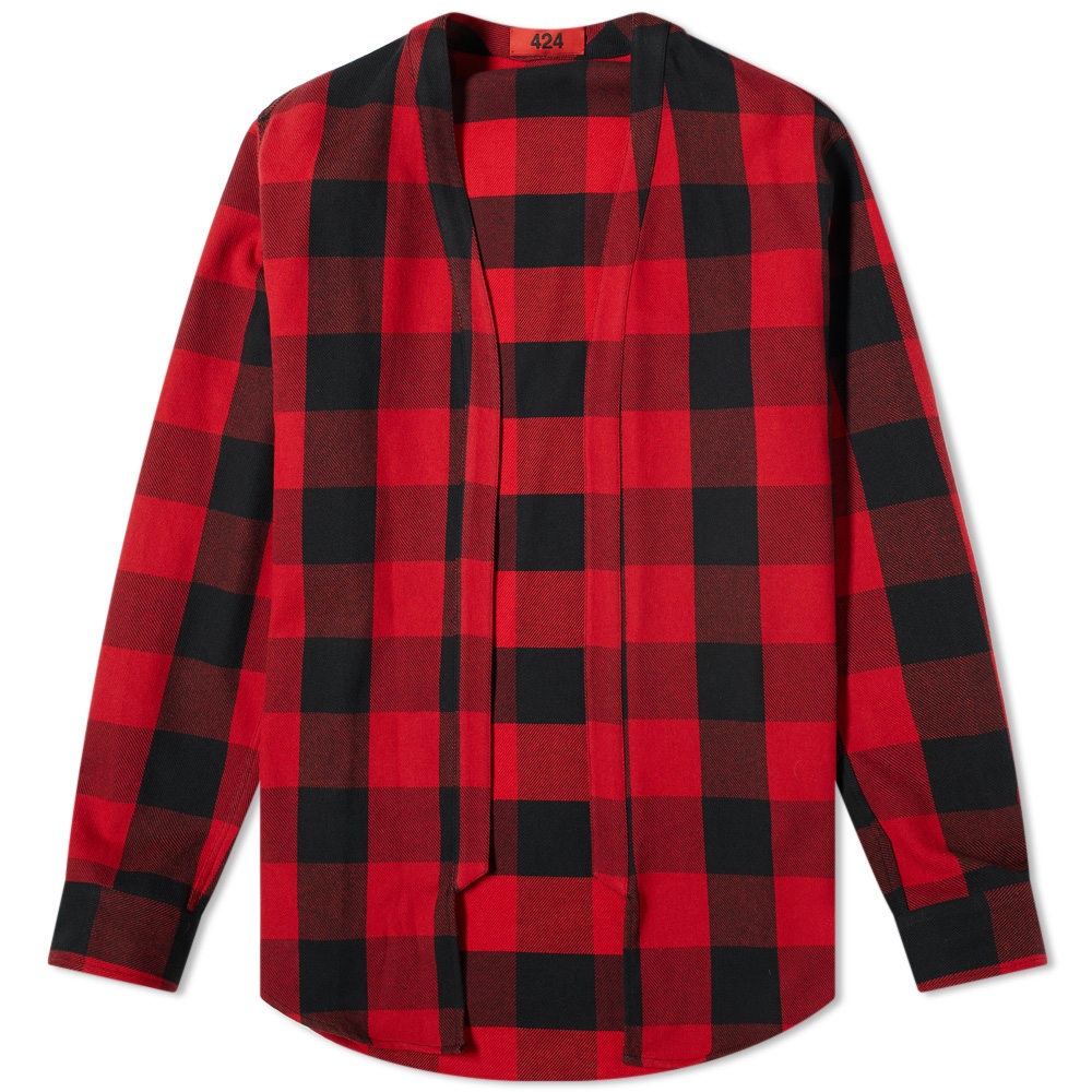 424 Kimono Check Shirt - 1