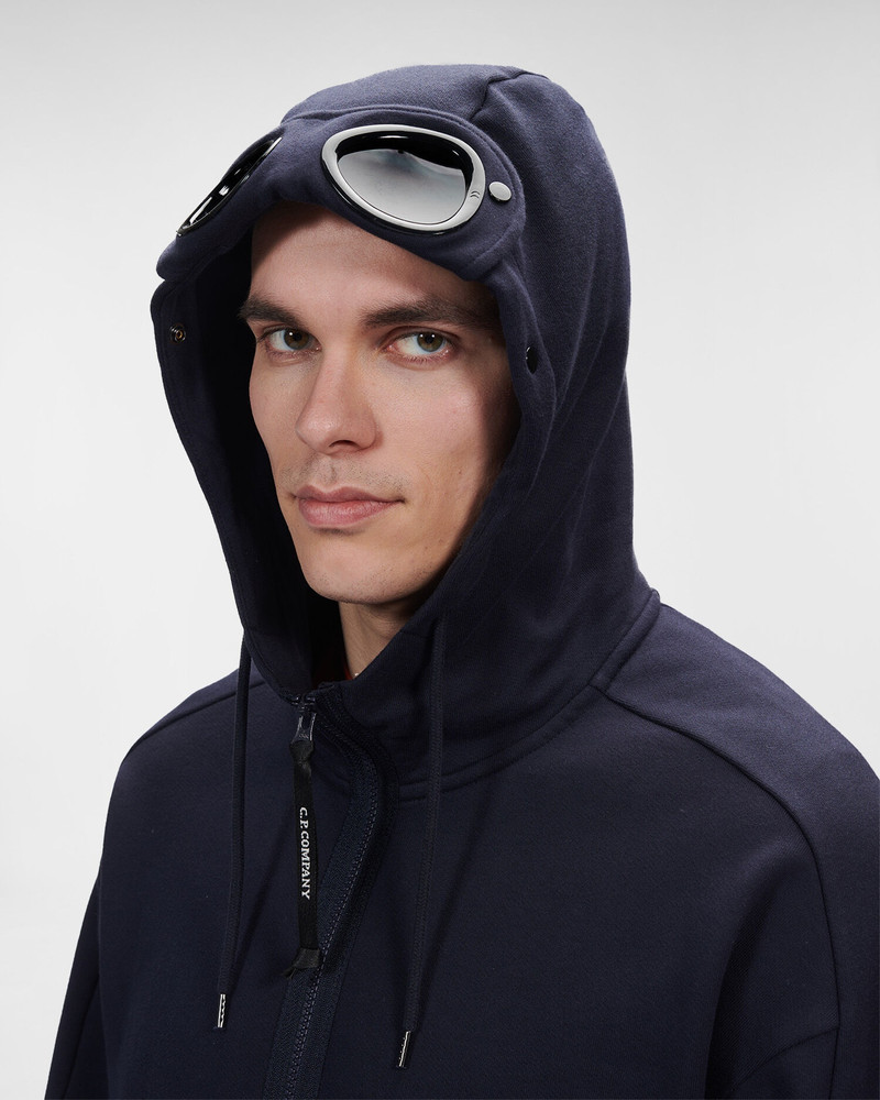 Diagonal Raised Fleece Goggle Hoodie 3