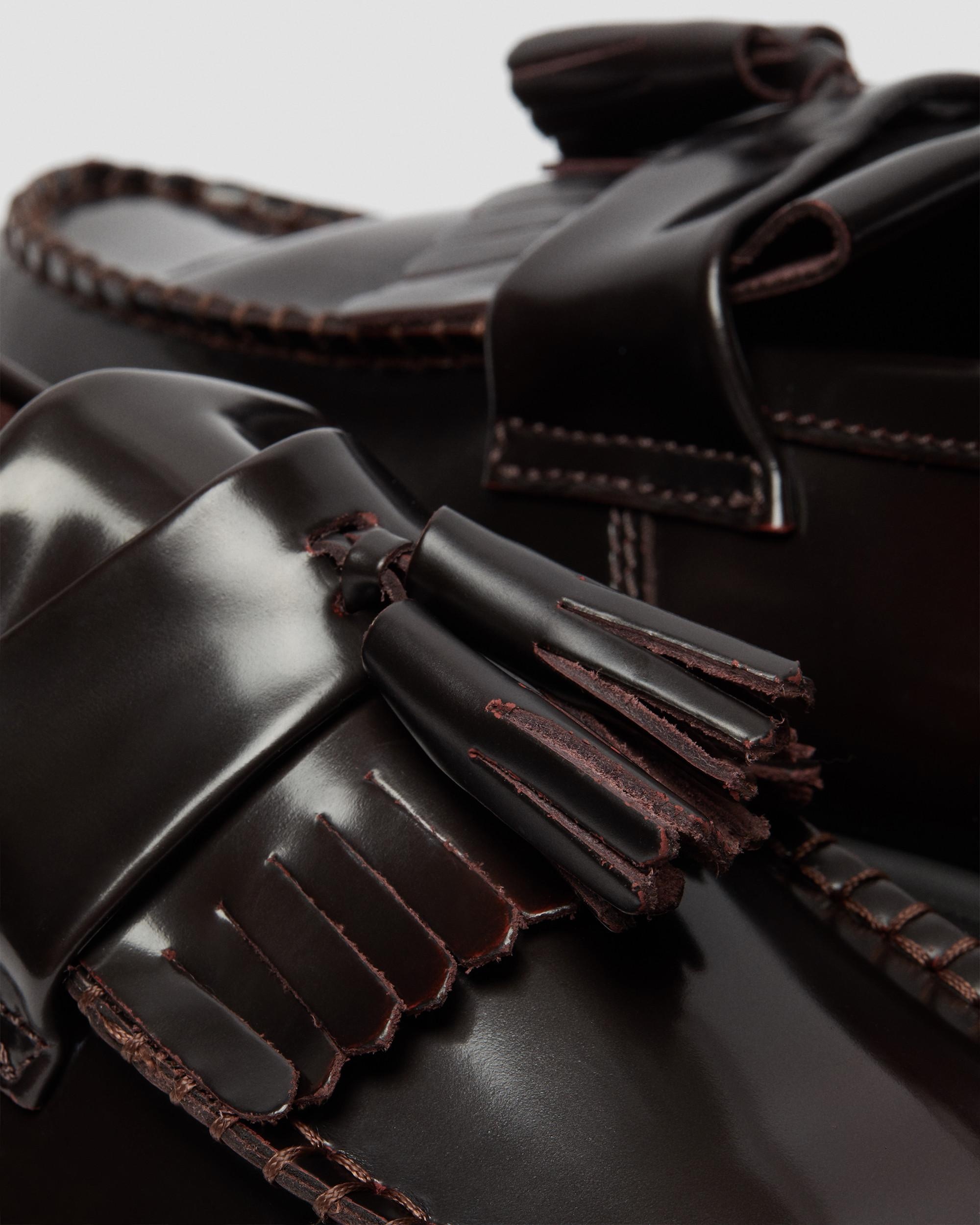 Adrian Arcadia Leather Tassel Loafers - 7