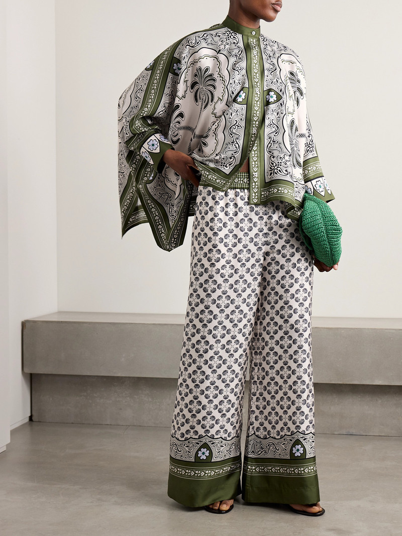 La DoubleJ Foulard Printed Silk-twill Shirt outlook