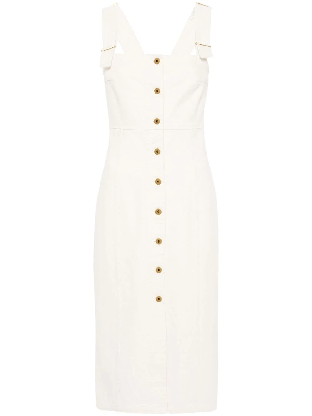 denim midi dress - 1