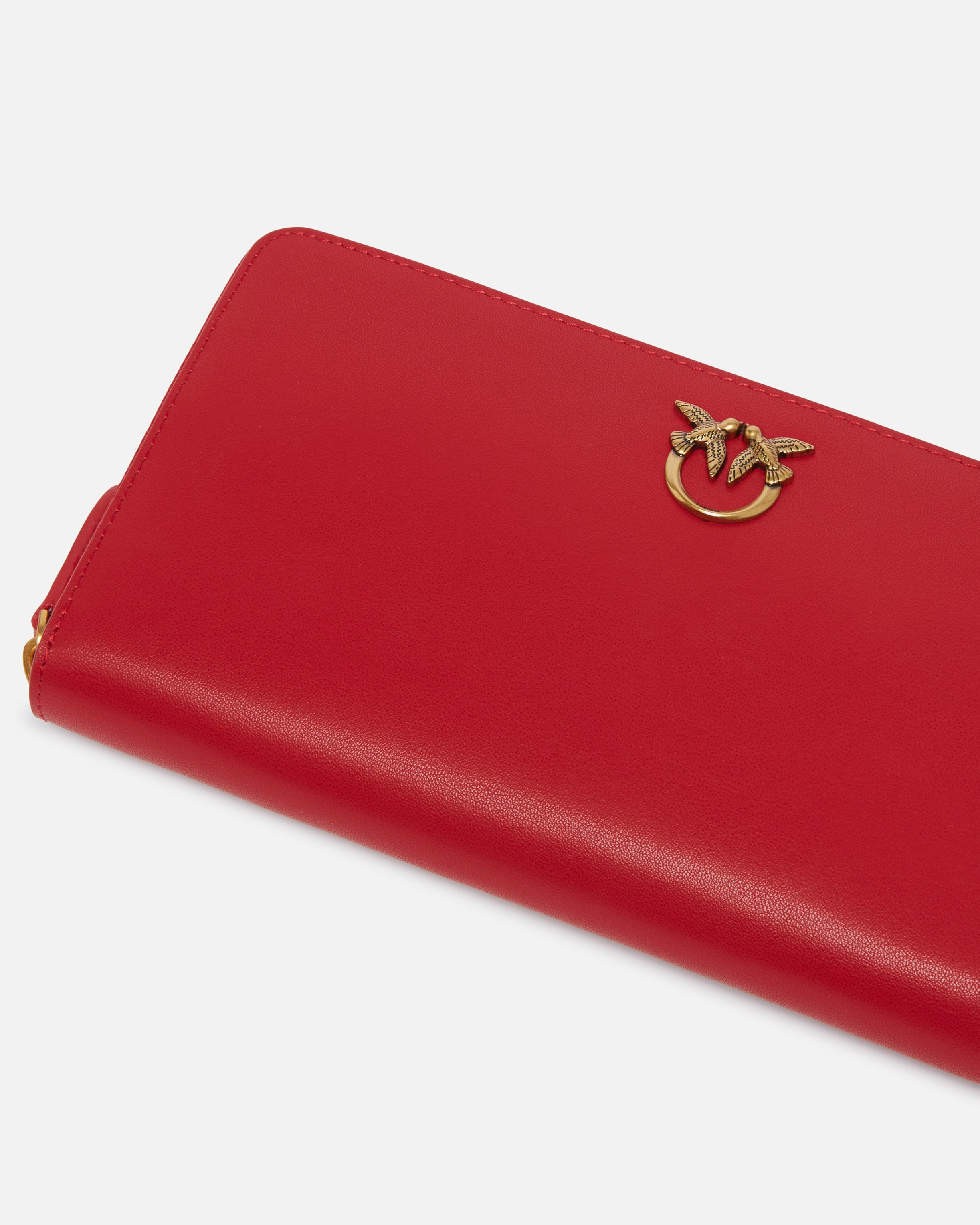ZIP-AROUND LEATHER PURSE - 4