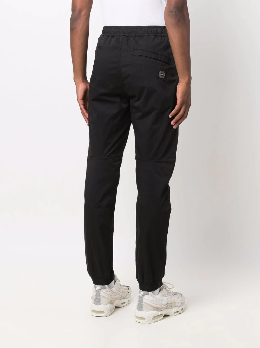 logo-patch straight-leg chinos - 4